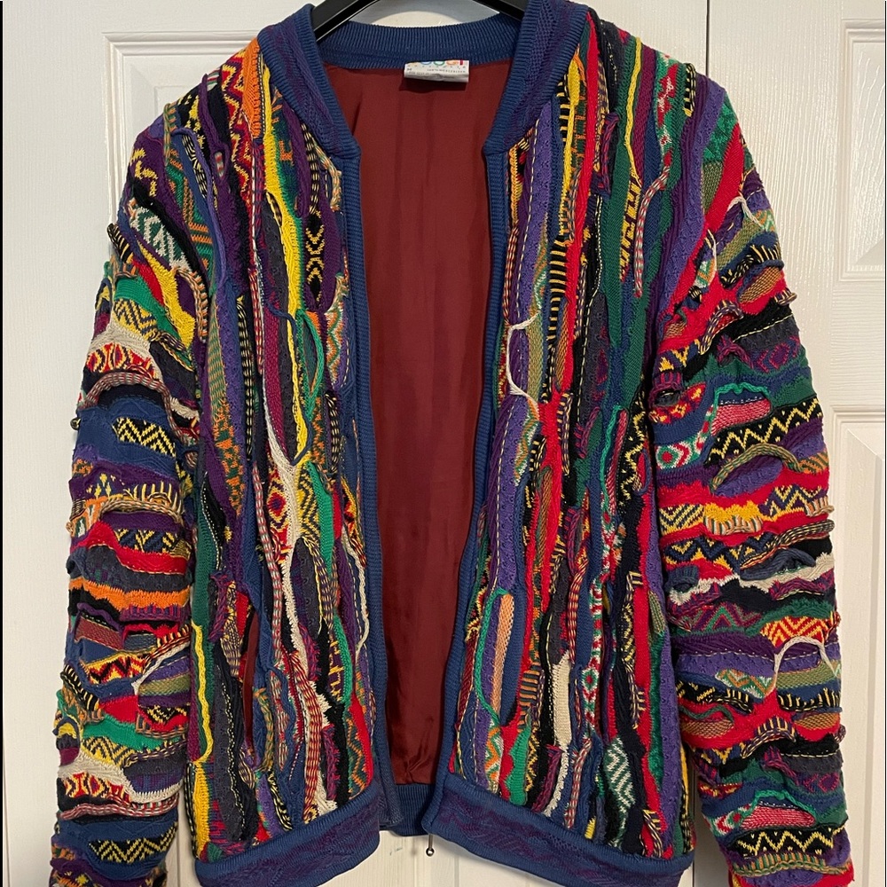 Vintage Coogi Australia zipper sweater